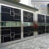304 Stainless Steel with HPL Sheet Track Bi-Folding Gates