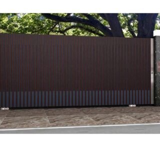 MS Sliding Main Gate Design