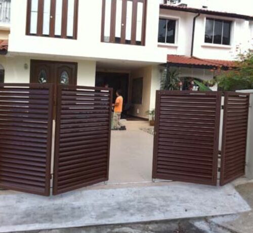 MS Track Bi-Folding Swing Gate