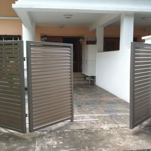 Mild Steel Track Bi-Folding Swing Gate