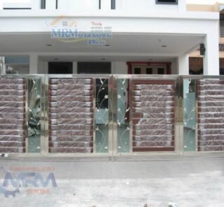 SS 304 Track Bi-Folding Gate