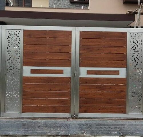 SS 304 Track Bi-Folding Gate