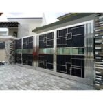 SS 304 Track Bi-Folding Swing Gate