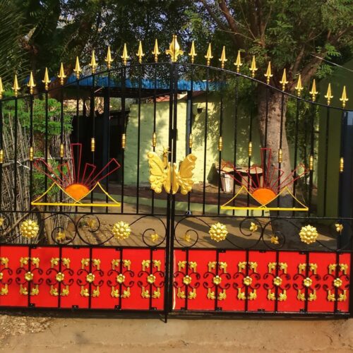 iron swing gate