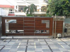 stainless sliding gate