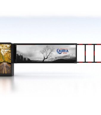 Advertising Industrial Boom Barrier with Lighting