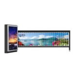 Advertising Toll Plaza Boom Barrier with Lighting
