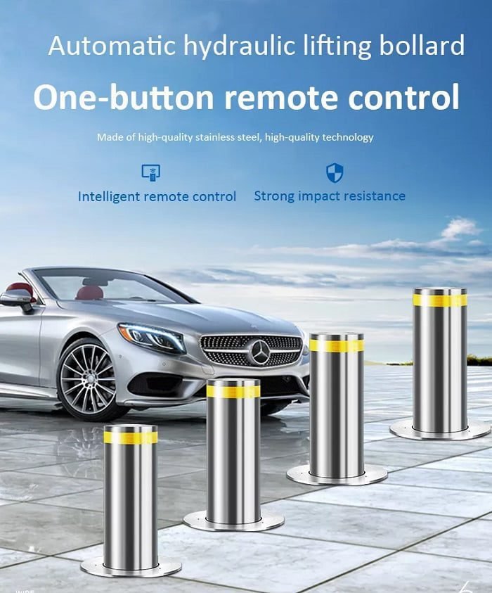 Automatic Stainless Steel Hydraulic Bollards MR-AB700 Technical Specifications