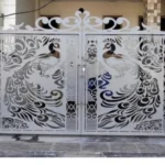 CNC Laser Cut Metal Gates 067