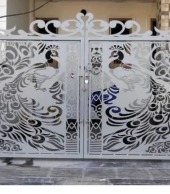 CNC Laser Cut Metal Gates 067