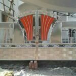 Decorative Double Leaf SS Gates