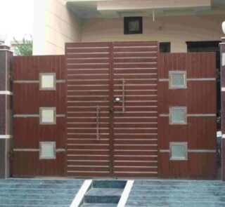 Entrance Mild Steel Swing Gates 009