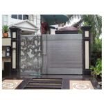 Laser Cut Stainless Steel Swing Gate