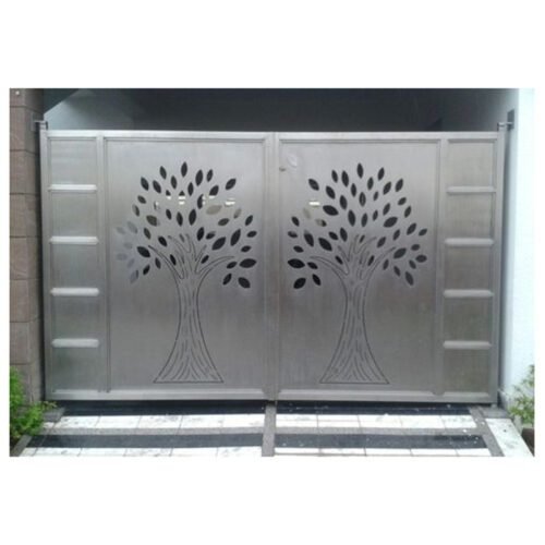Laser Cut Stainless Steel Swing Gate