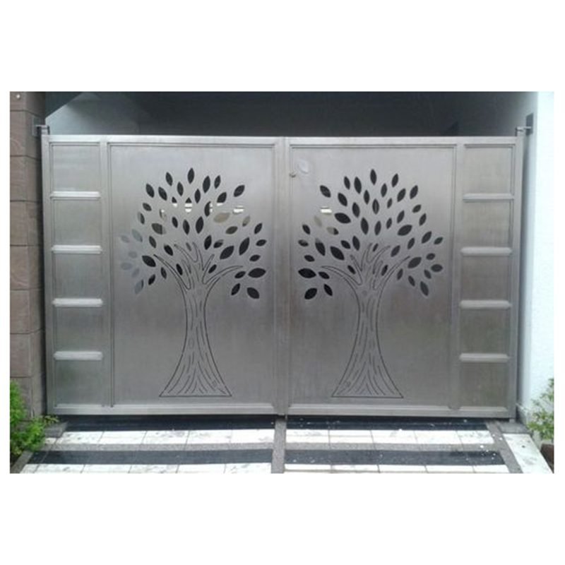 Laser Cut Stainless Steel Swing Gate