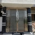 Laser Cut Stainless Steel Swing Gate