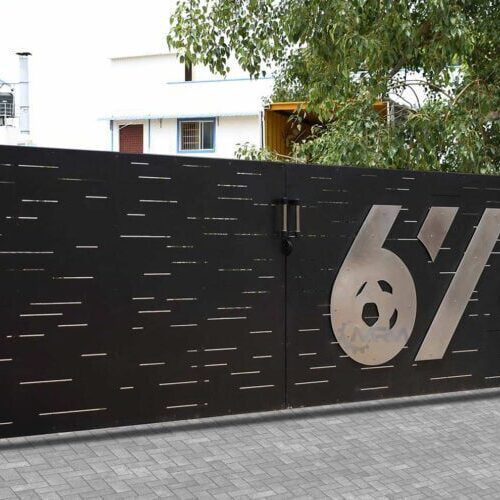 Luxurious Steel Main Gate 034