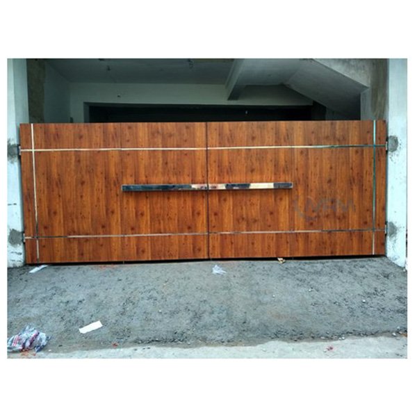 Modern Stainless Steel Full Hpl Sheet Swing Gate