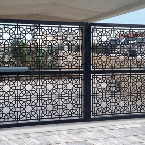 Motorized Mild Steel Main Swing Gates 005