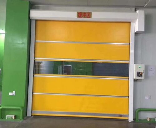 PVC High Speed Fast Industrial Roll Up Shutter Door