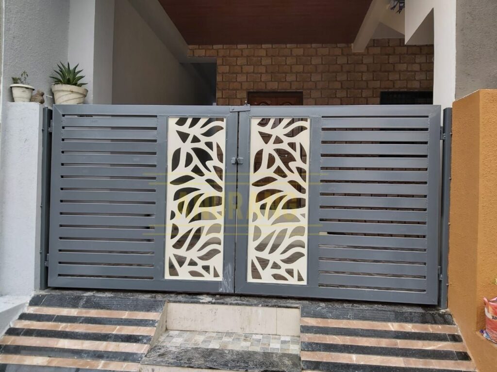 Residential Swing Gates With Laser Designs 037