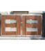 Stainless Steel Swing Gate with Glass
