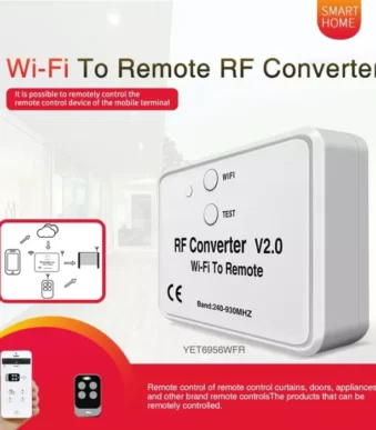 Wireless WIFI to remote RF converter