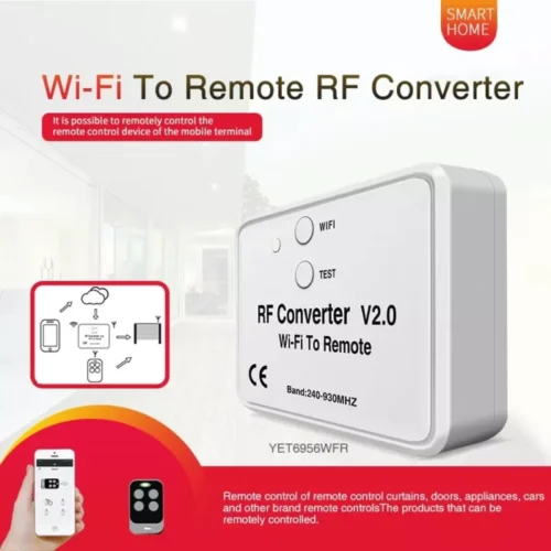 Wireless WIFI to remote RF converter