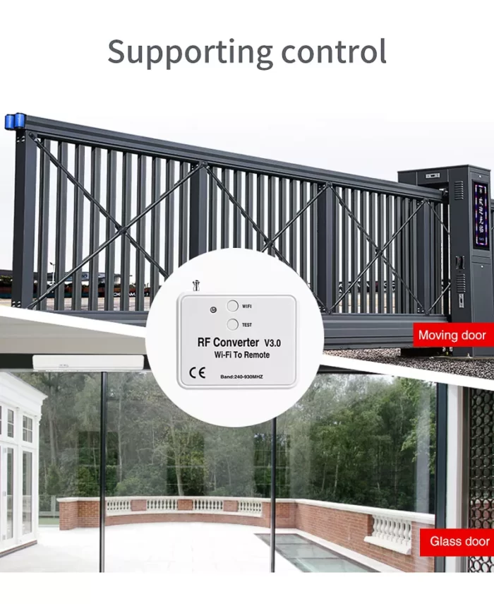 Wireless WIFI to remote RF converter