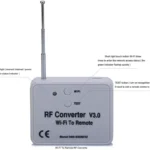 Wireless WIFI to remote RF converter
