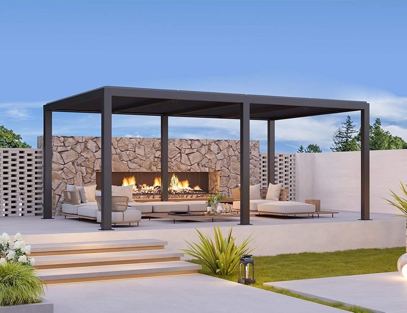 Aluminium Louvered Pergola