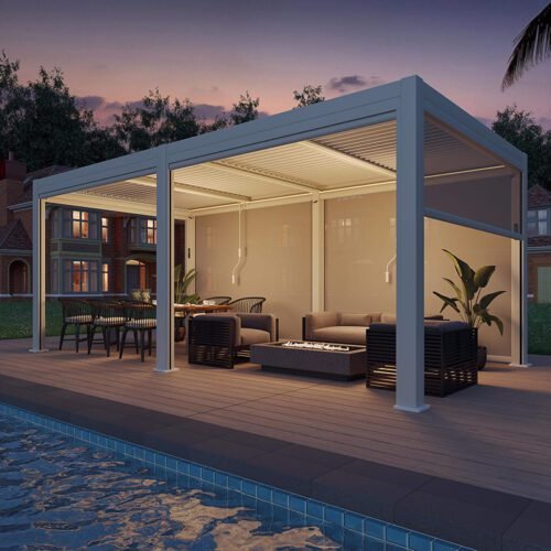 Aluminium Louvered Pergola