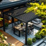 Aluminium Louvered Pergola