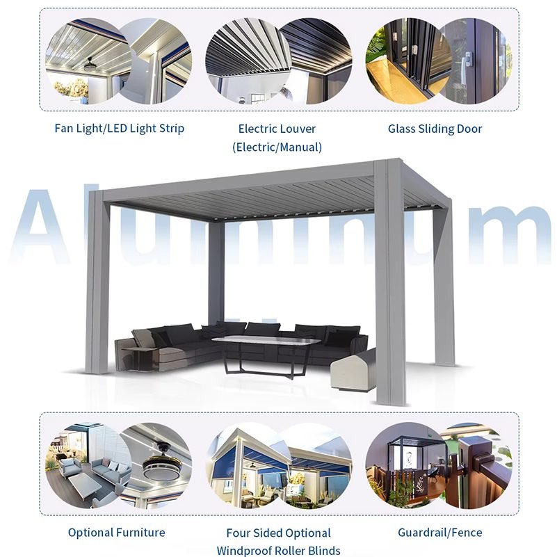 Aluminium Louvered Pergola