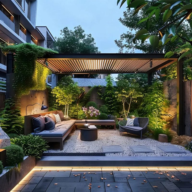 Aluminium Louvered Pergola