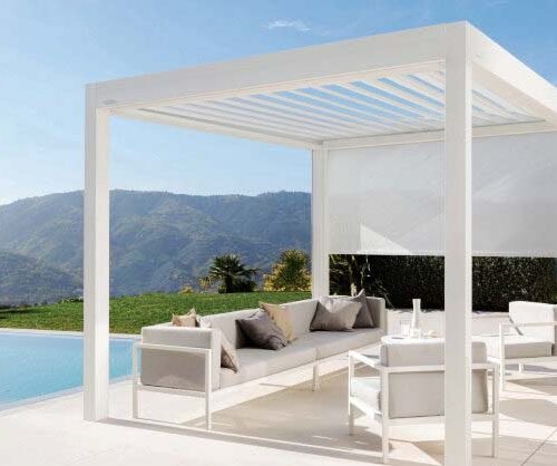 Aluminium Louvered Pergola