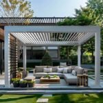 Aluminium Pergola with Retractable Roof