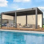 Aluminium Pergola with Retractable Roof