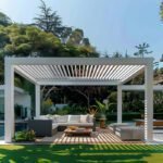 Aluminium Pergola with Retractable Roof