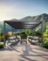 Aluminium Pergola with Retractable Roof