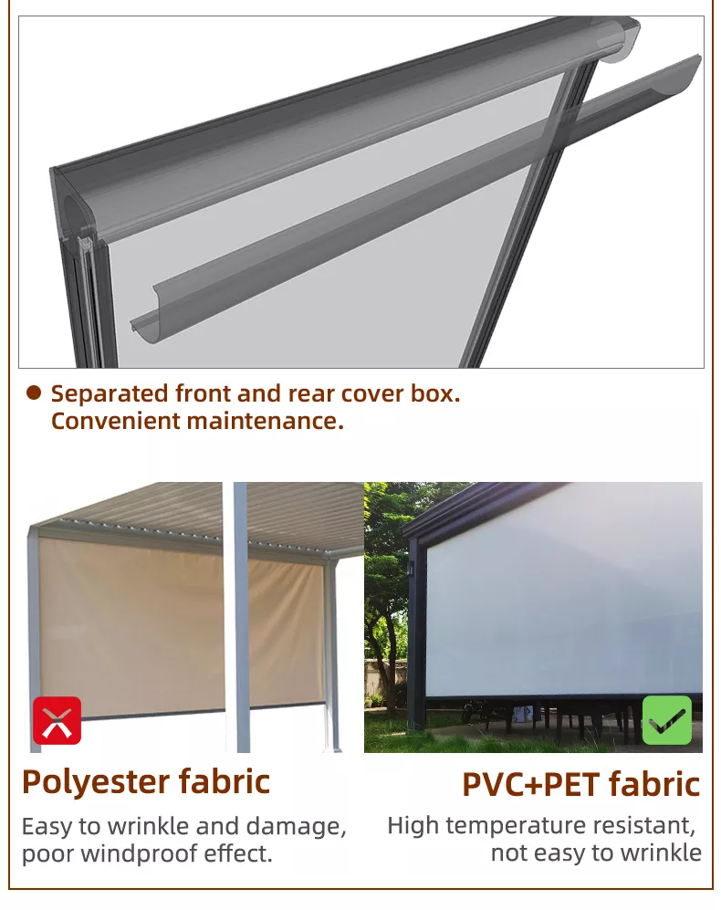 Heavy Duty Waterproof Outdoor Shades 8
