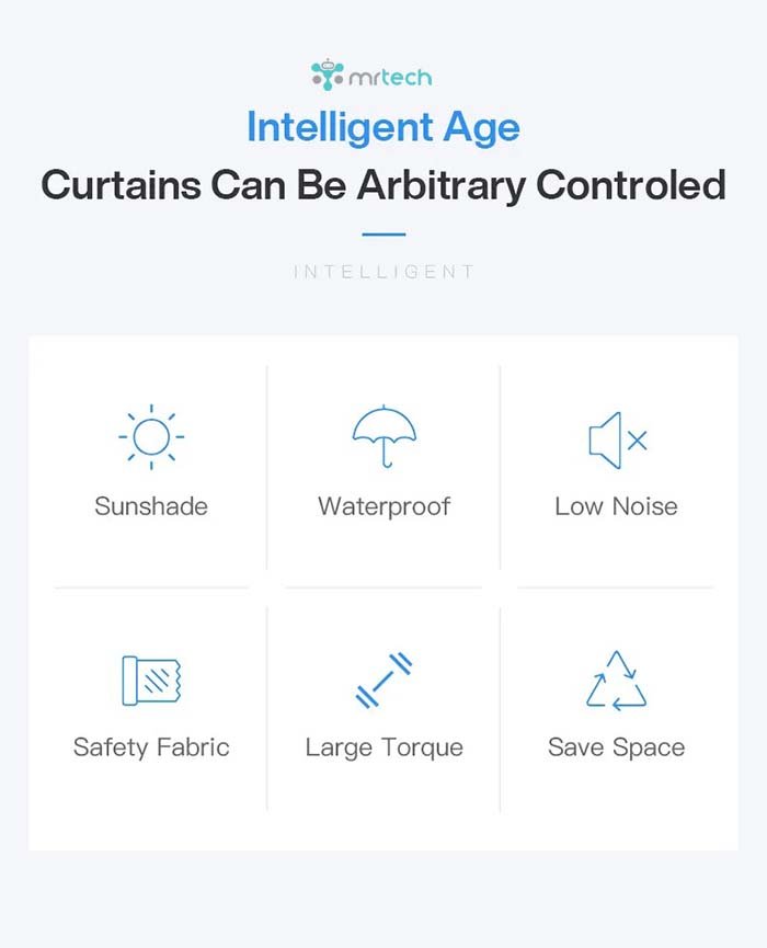 Genuine High Quality Motorized Skylight Blinds MR-SBM01