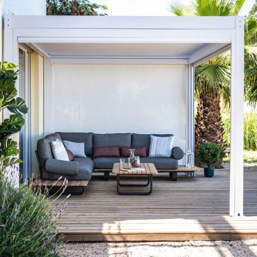Modern Outdoor Louvered Roof Aluminium Pergola