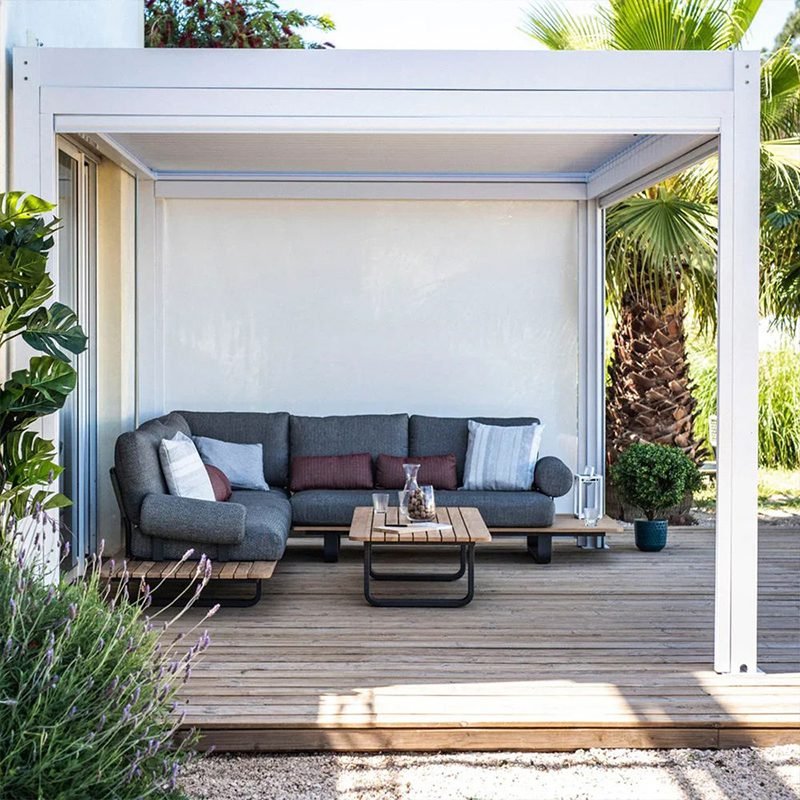 Modern Outdoor Louvered Roof Aluminium Pergola