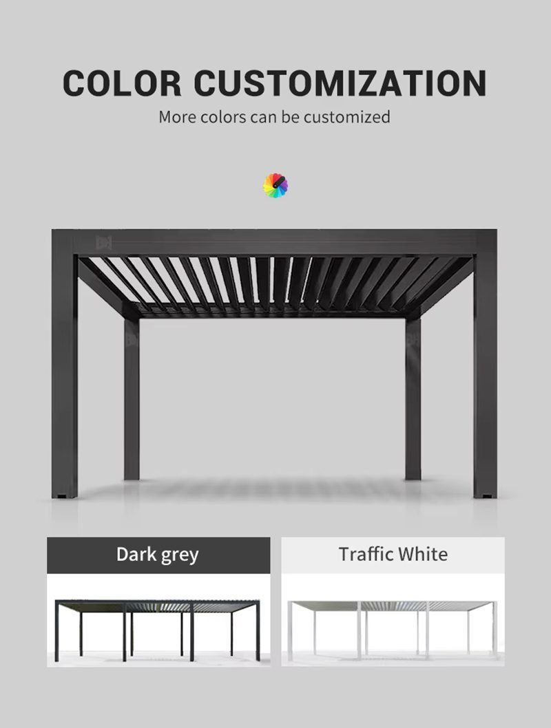 Motorized Louvered Pergola