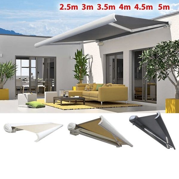 motorized retractable awnings