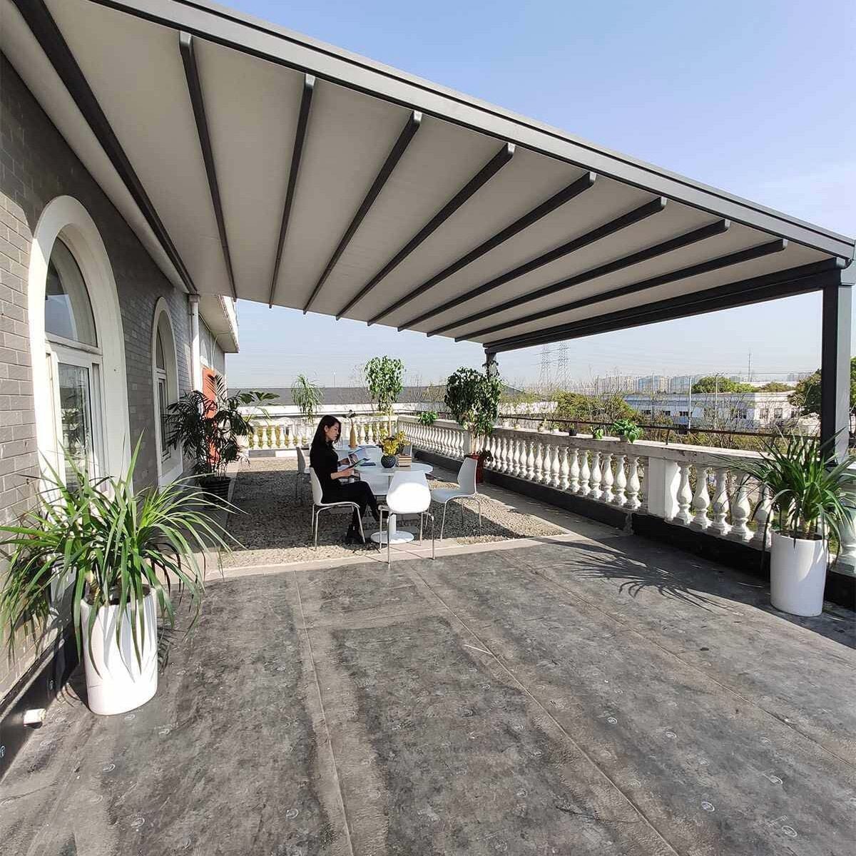 Outdoor Aluminium Balcony Pergola and Awnings