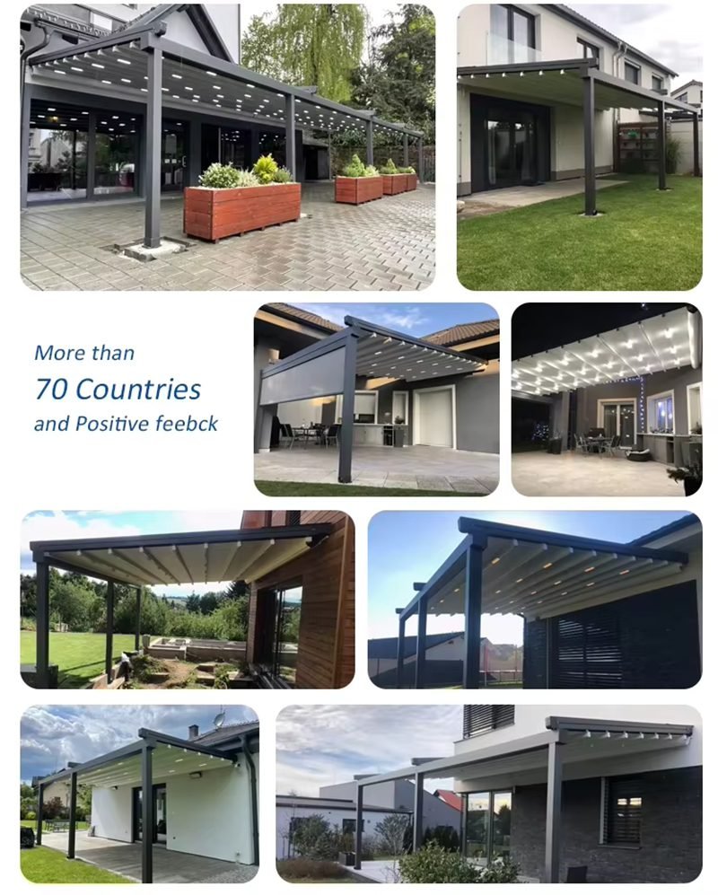 Pergola Retractable Awnings