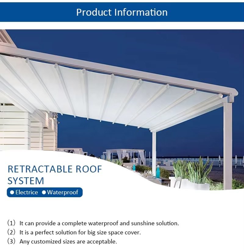 Pergola Retractable Awnings