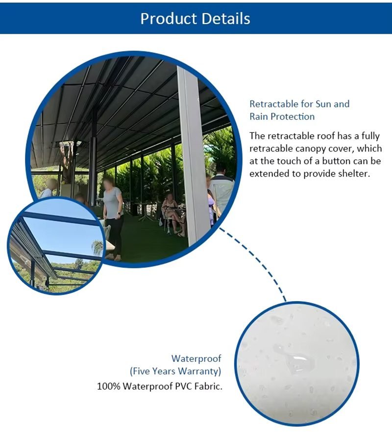 Pergola Retractable Awnings